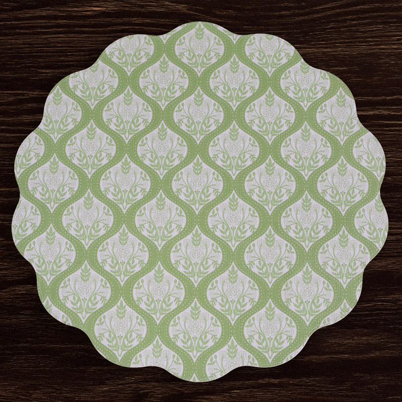 Vida Blooms & Branches Reversible Round Placemats