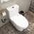 TCYO 1.6 Gallons GPF Elongated One-Piece Toilet (Seat Included)