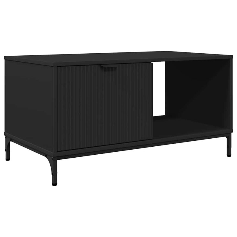 Coffee Table with Storage, Black
