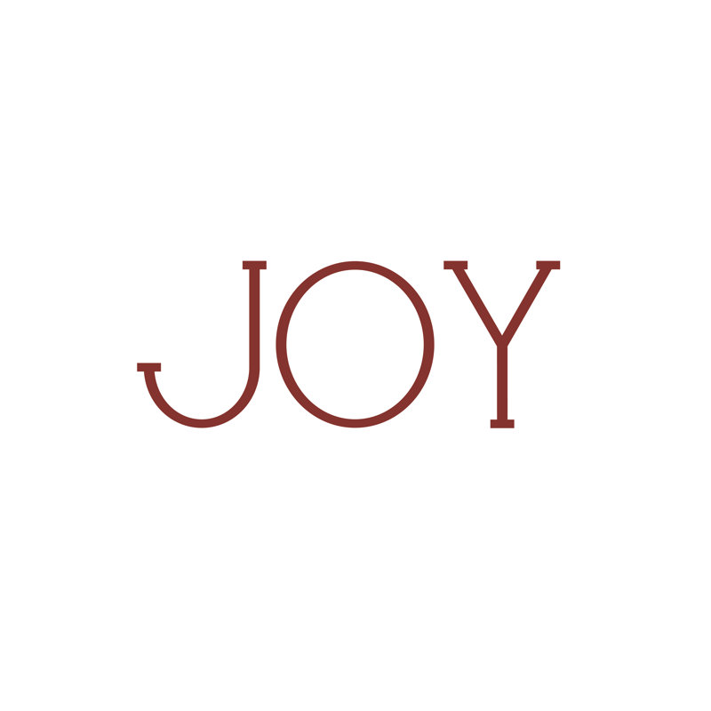 Joy Red - Wrapped Canvas Print, 30cm H x 30cm W x 3.8cm D