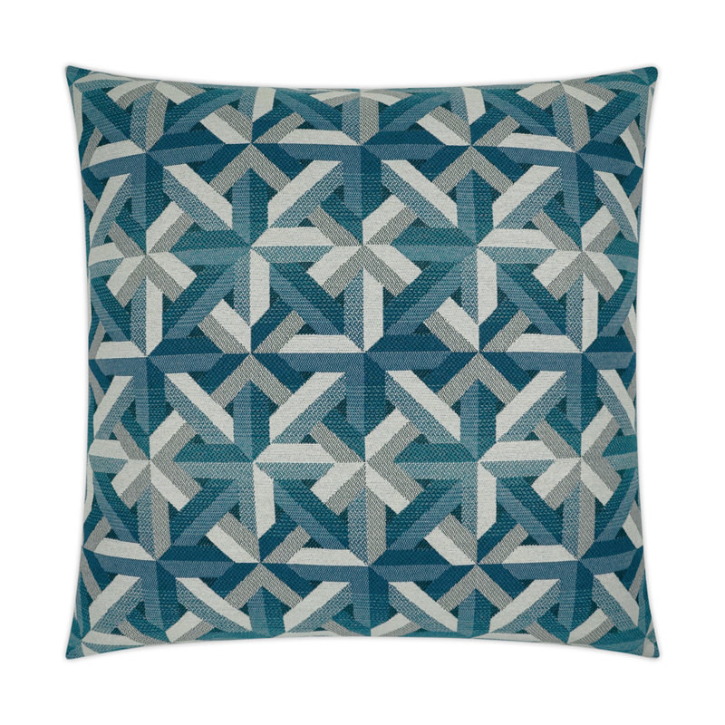 Edifice Pillow Cover & Insert, Square 36", Sapphire