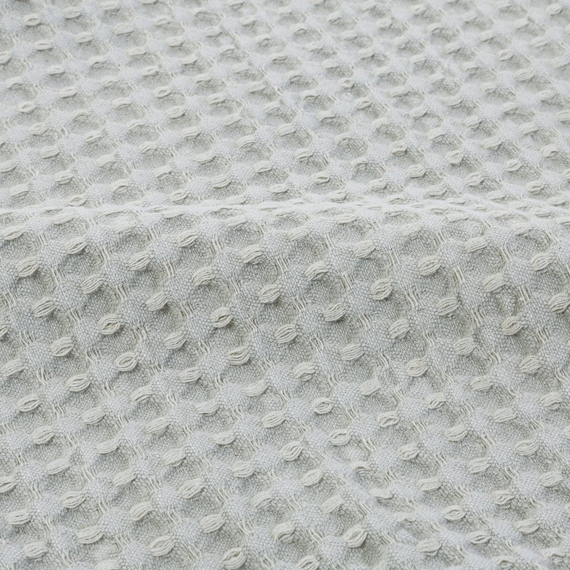 Zuma Cream/Charcoal/Natural/Mist Cotton Piece Sham, Standard, Charcoal