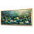 Toile avec cadre flottant or