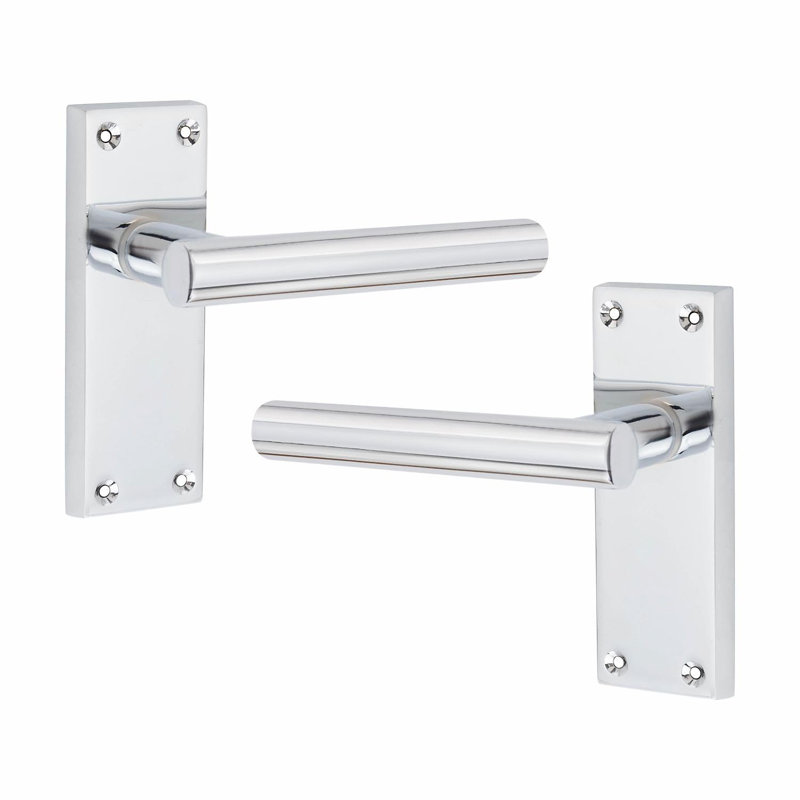 Straight T-Bar Door Handles Latch