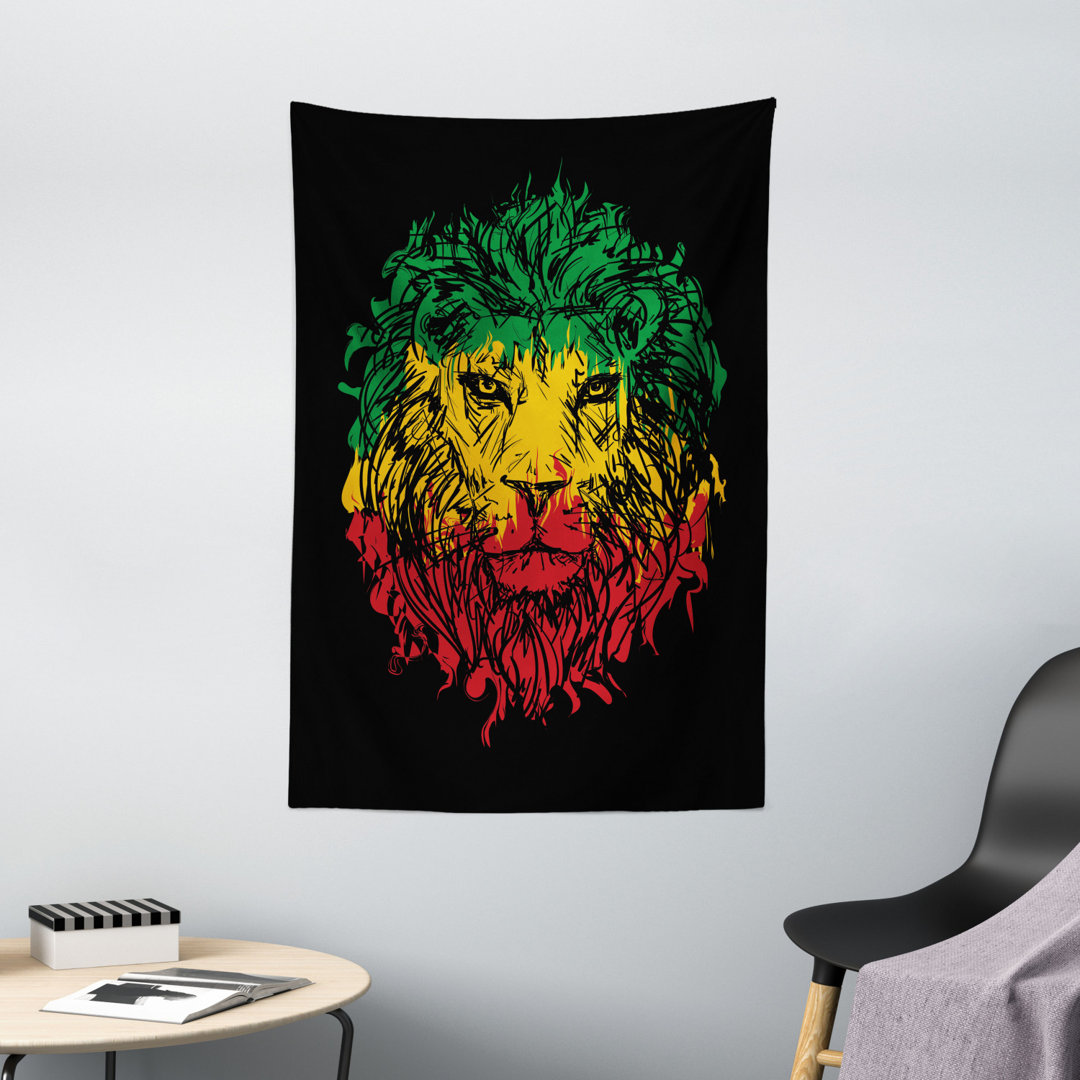 Wandbehang Ethiopian Flag