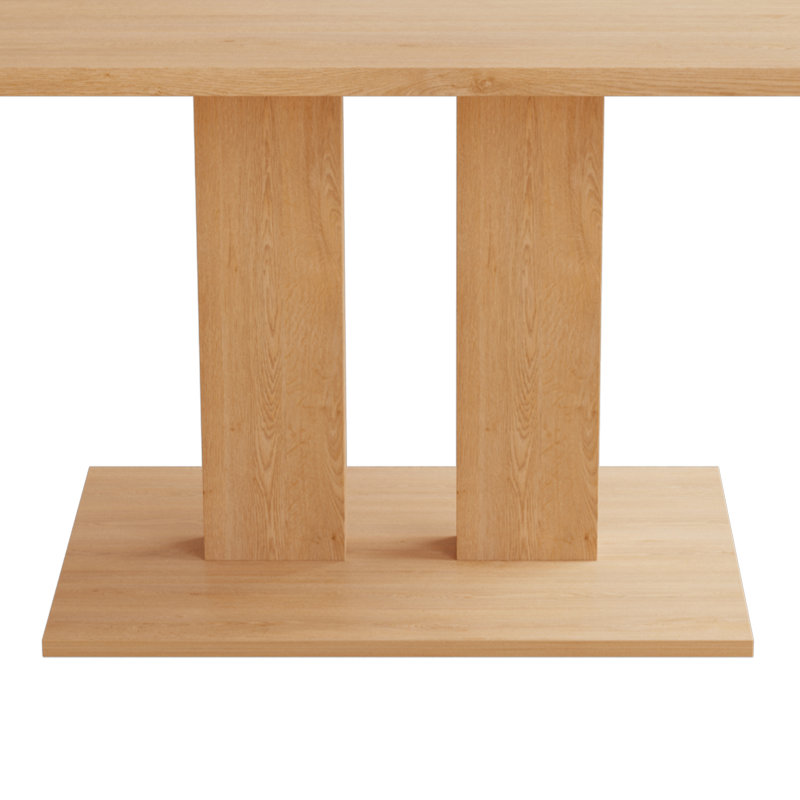 Ensemble de table de salle à manger moderne avec 4 chaises Louisette, Gris