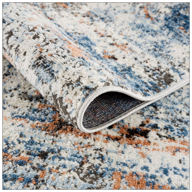 Abstract Area Rug, Rectangle 7'11" x 10'