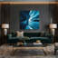 «Abstract Landscape 29», art mural sur toile bleue-1568627537