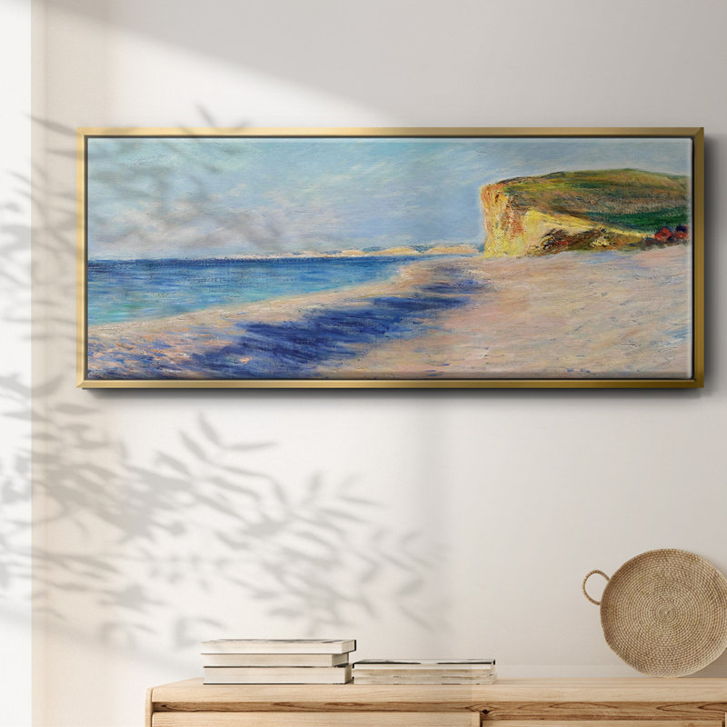 Pourville, près de Dieppe, 1882 - Toile encadrée, H 20 po x l 50 po