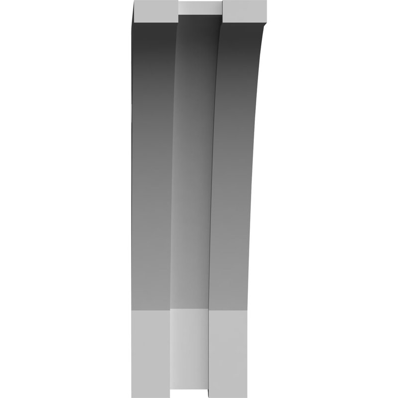 Naple White PVC Decorative Corbel 1-7/8"W x 4"D x 6"H
