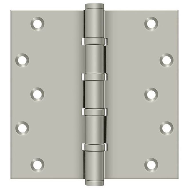Butt Bearing Hinge, Brushed Nickel