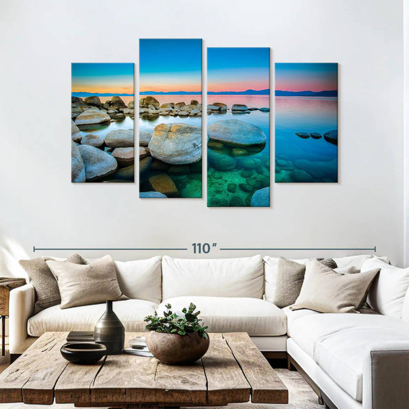 Roches d'Alvord Lake Tahoe, H 54 po x l 84 po