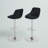Nials Swivel Upholstered Faux Leather Counter Stool-389238614