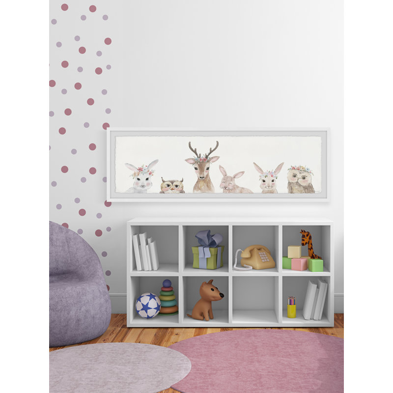 Komar Jungle Babies, reproduction encadrée, H 15 po x l 45 po x P 1,5 po