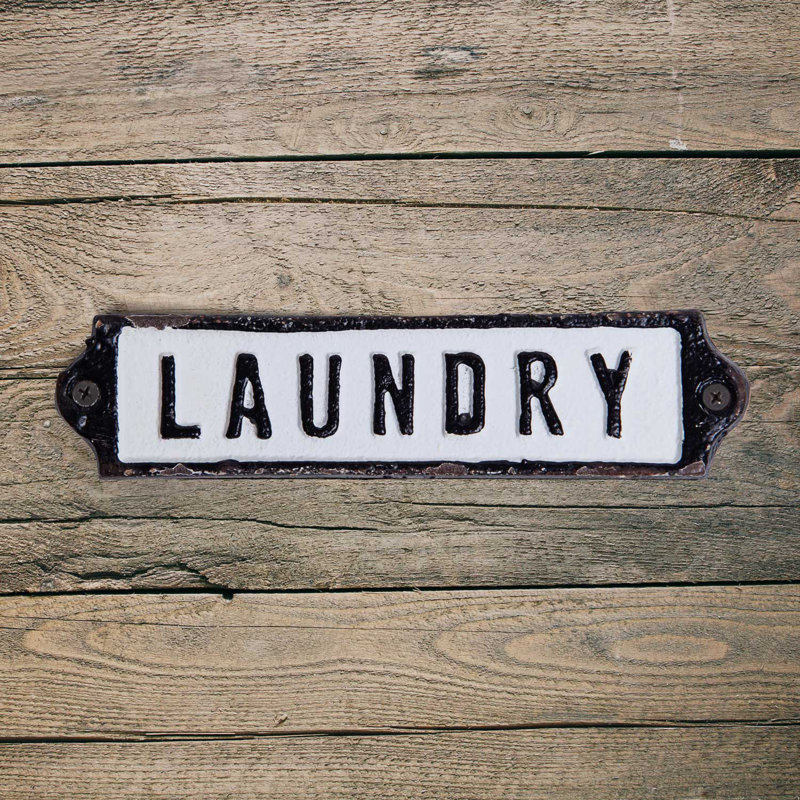 Laundry Door Sign Wall Decor