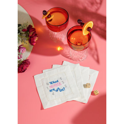 Serviettes de cocktail Sip & Count