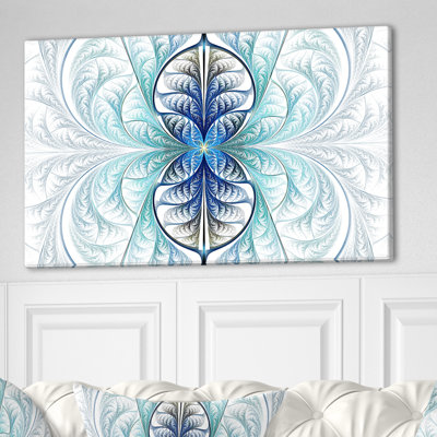 " Light Blue Stained Glass Texture "