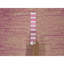 Tapis de couloir rose en laine pure noué à la main 2 pi 7 po x 12 pi 3 po 4223B62BF7BA4146A845D7EFE31EF84D