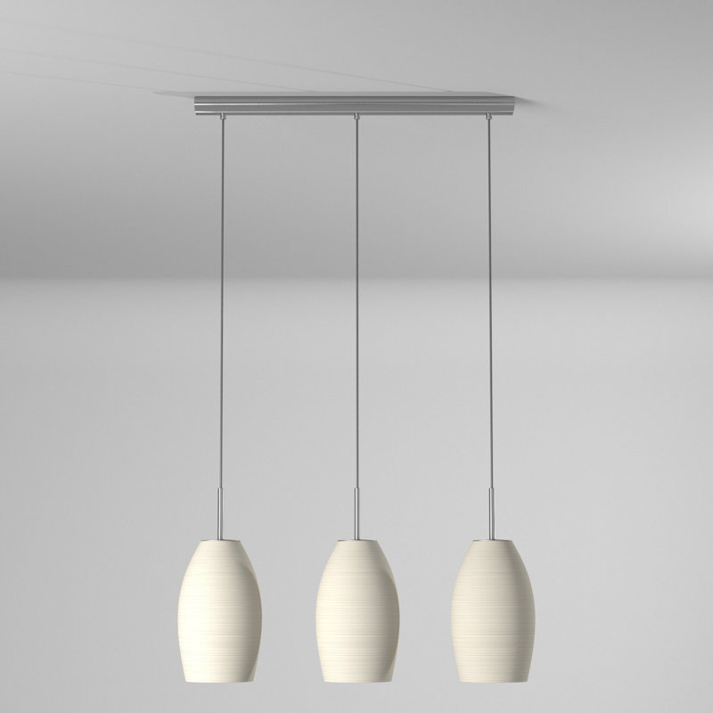 Luminaire suspendu linéaire à 3 lumières pour îlot de cuisine Kepley