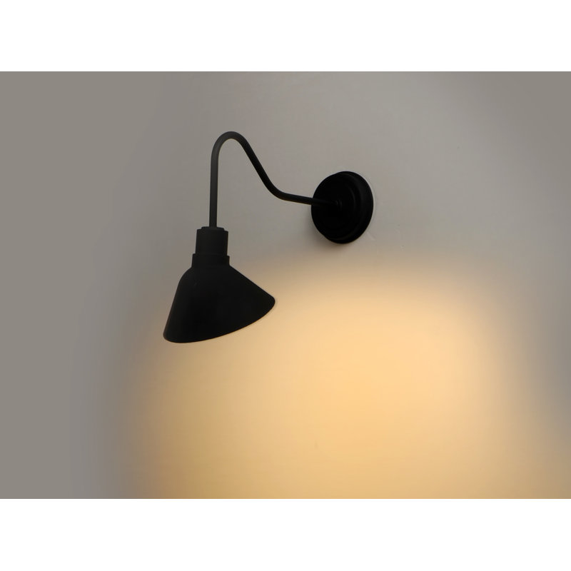Luminaire de grange d'extérieur à 1 ampoule H 13,75 po Finale