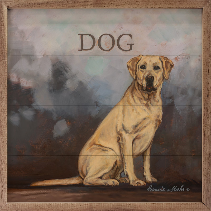Dakota le chien par Bonnie Mohr, H 8 po x l 8 po x P 1 po