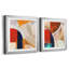 Blue Orange I Blue Orange I - ensemble de 2 cadres photo-948632041-946958467-946958468