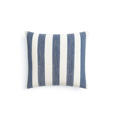 Mint Green Sardinia Stripe Indoor Outdoor Pillow 20x20