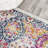 Motolal Modern Persian Boho Vintage Trellis Ivory/Navy/Multi Rug-859979170