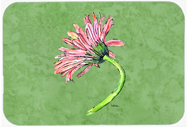 Caroline's Treasures Gerbera Daisy Glass Cutting Board