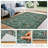 Floral Area Rugs for Living Room Washable Rugs Non Slip Boho Dining Room Carpet Vintage Botanical Print Low Pile Soft Carpet for Office Nursery Farmhouse-1873346118