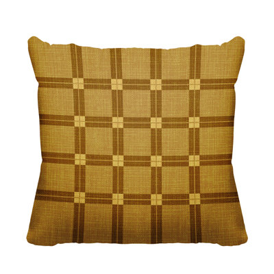 Plaid Indoor/Outdoor Throw Pillow