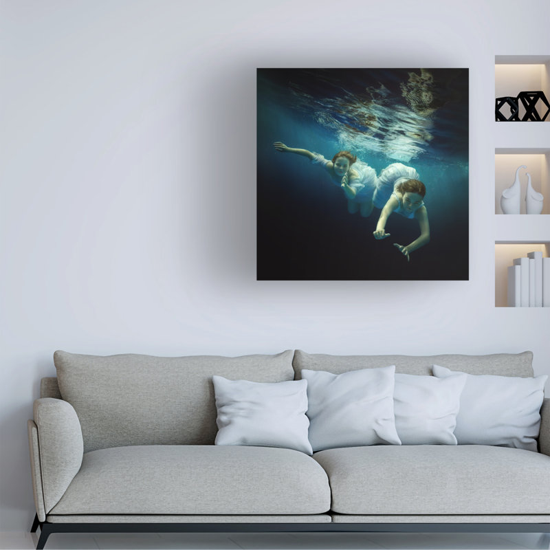 Dmitry Frizel Sea Nymphs Canvas Art, H 14 po x l 14 po