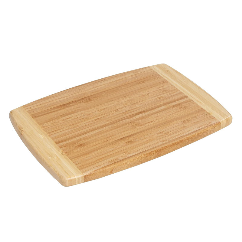 Planche à découper robuste en bois de bambou, 15,7 po x 11,8 po