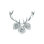 Décalcomanie murale cerf antler
