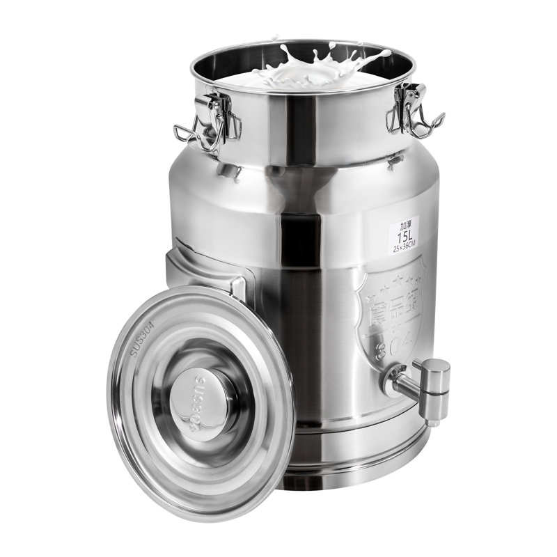 Distributeur de boissons en acier inoxydable Demitrios, H 14,17 po x l 9,84 po x P 9,84 po