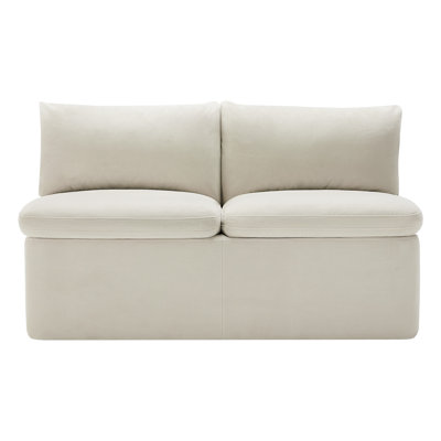 Alayaa 55" Linen Storage Dining Bench