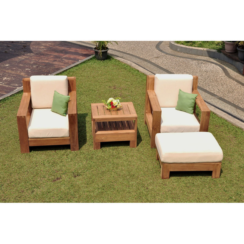 Canberra Outdoor 5 - Piece Conversation Set