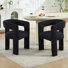 Upholstered No Assembled Dining Chairs Set Of 2