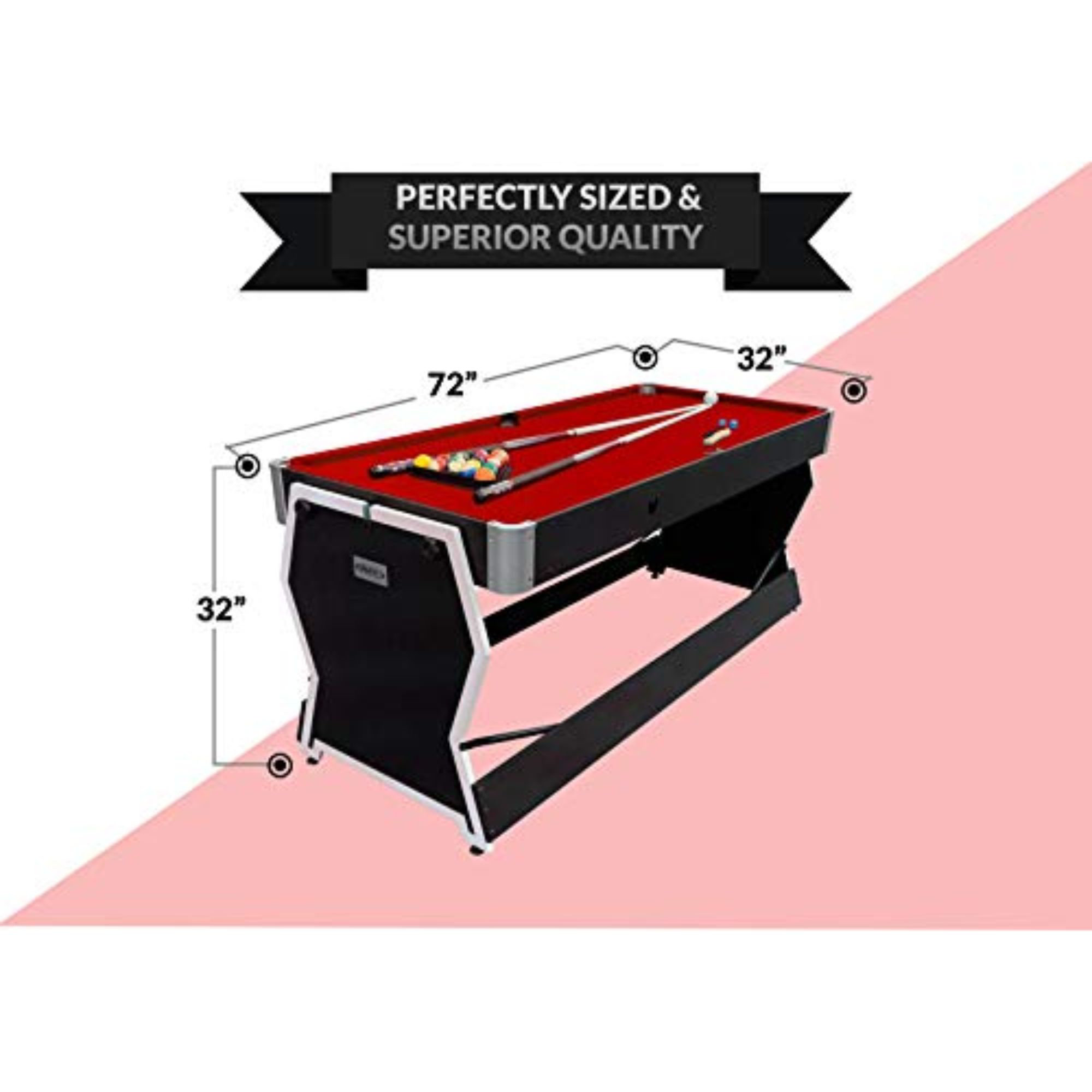 PUCK Hockey Tables PUCK Cyclone 6-Foot 3-in-1 Multi Game Air Hockey ...
