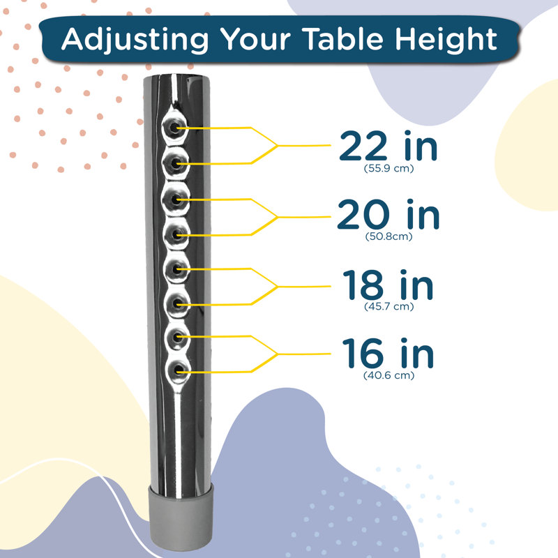 Children's Factory AS WE GROW Rectangular Adjustable Table