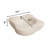 The Renovators Supply Inc. 17'' Vitreous China Specialty Bathroom Sink with Overflow-46967768