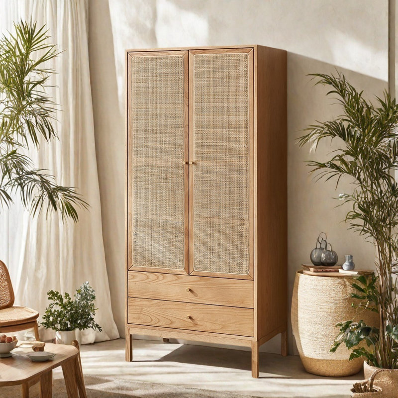 Garde-robe simple tissée, Burlywood