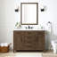 Miroir mural encadré couleur amande l 28 po x H 36 po Ove Decors