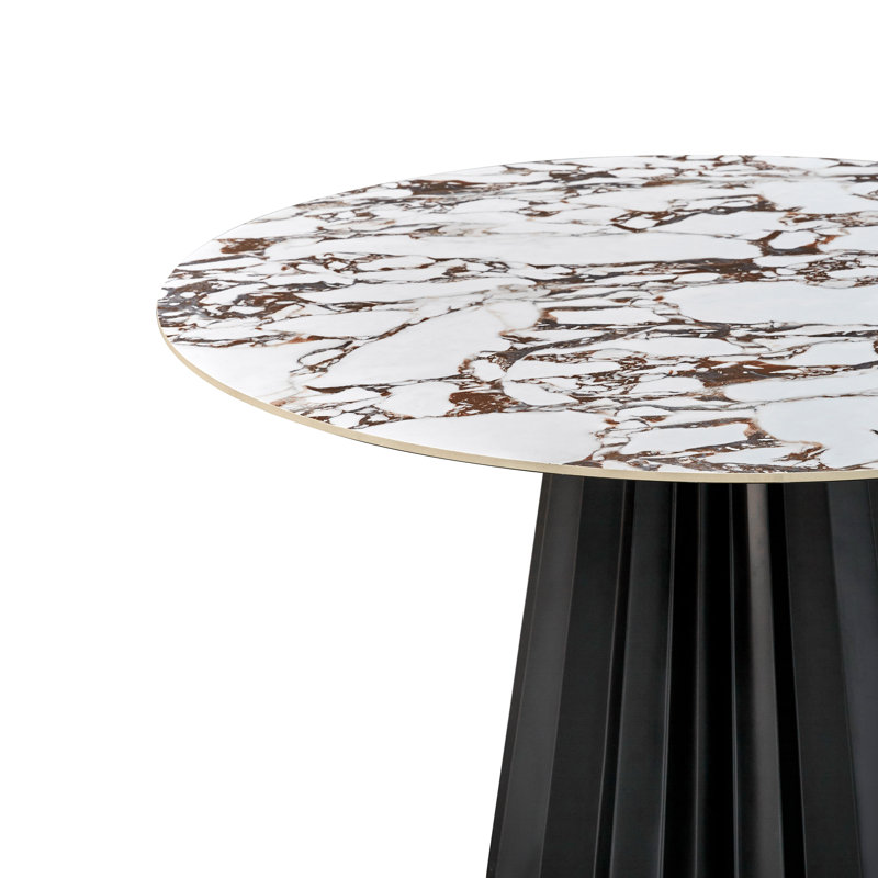  Marble 47" Round Dining Table