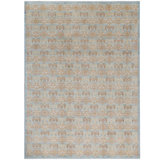 Hand-Knotted High-Quality Light Blue/Brown/Beige Area Rug