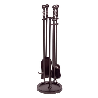 Ensemble d'outils de foyer en acier Daiton