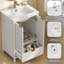Meuble-lavabo de 24 po de largeur avec lavabo, tiroirs et charnières à fermeture en douceur-1725221270