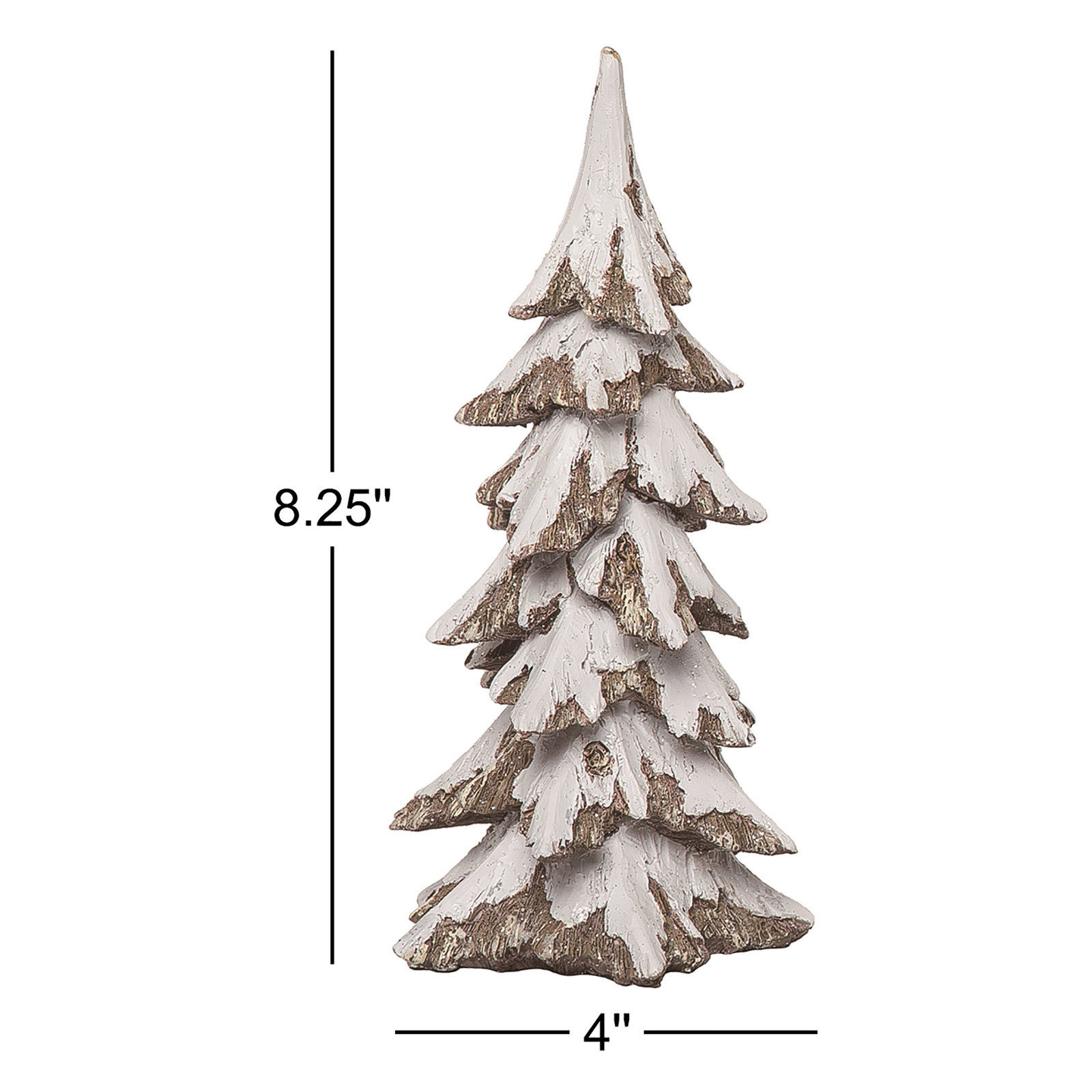 Christmas Landscape & Nature Decorative Accent, 8.25" H x 4.00" W x 3.75" D