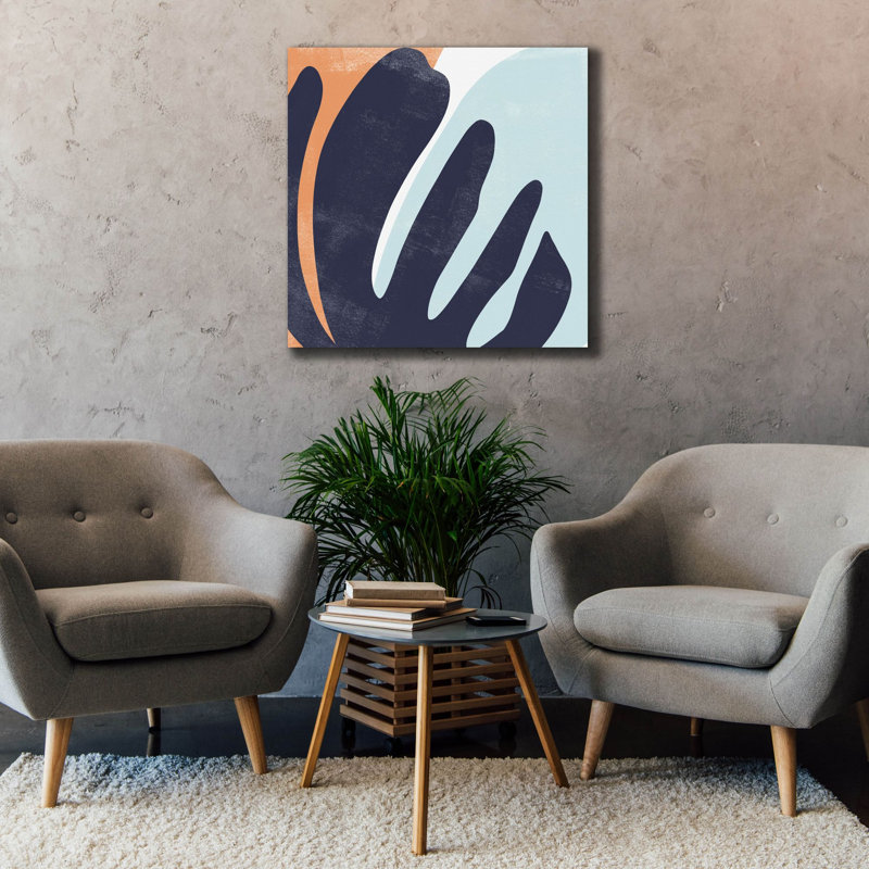  «Bright Wave 2» par Emma Scarvey, art mural sur toile, 37 po x 37 po