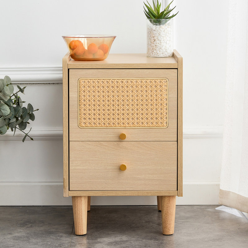 Commode décorative 2 tiroirs
